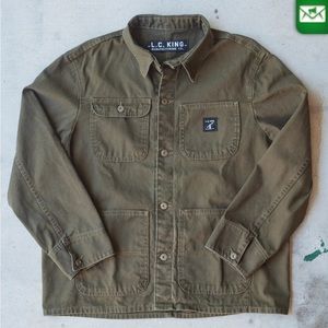 L.C King Olive Duck Chore Coat